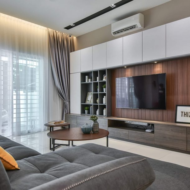 Interior Residential Warm Modern Contemporary Living