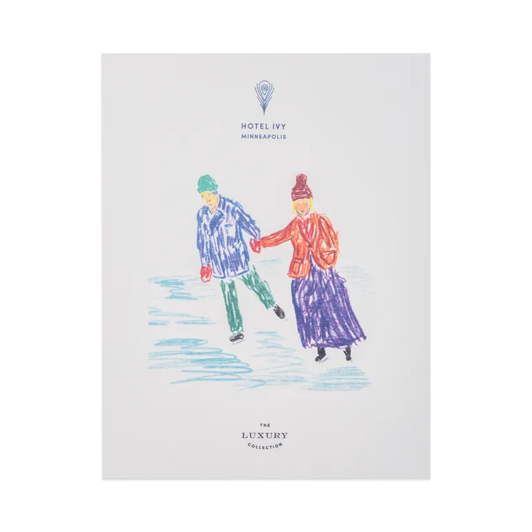 Artwork inspired by Hotel Ivy in Minneapolis (Image credit: Courtesy of The Luxury Collection and Michael McGregor)