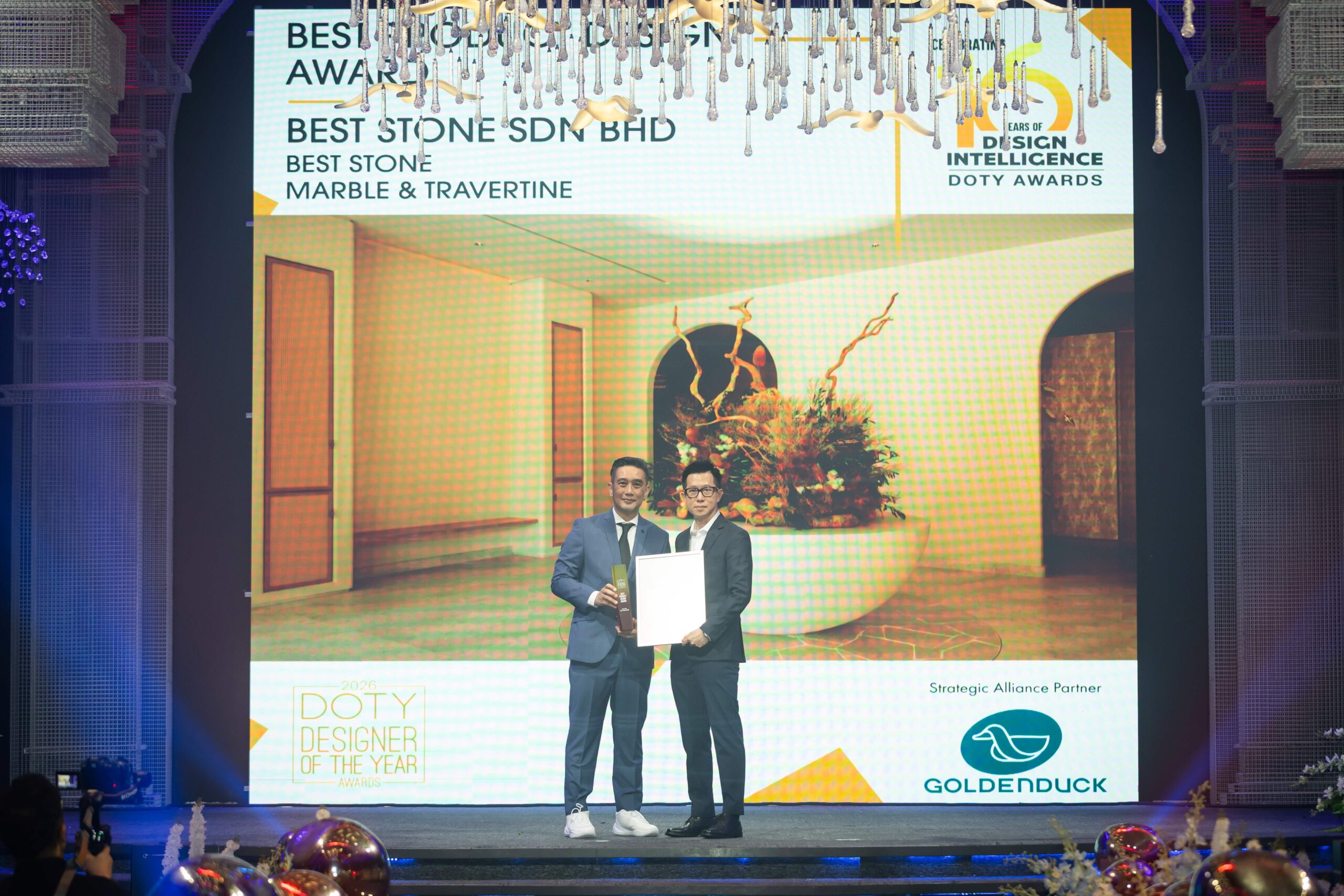 DOTY 2026 Best Product Design: Marble & Travertine by Best Stone Sdn Bhd