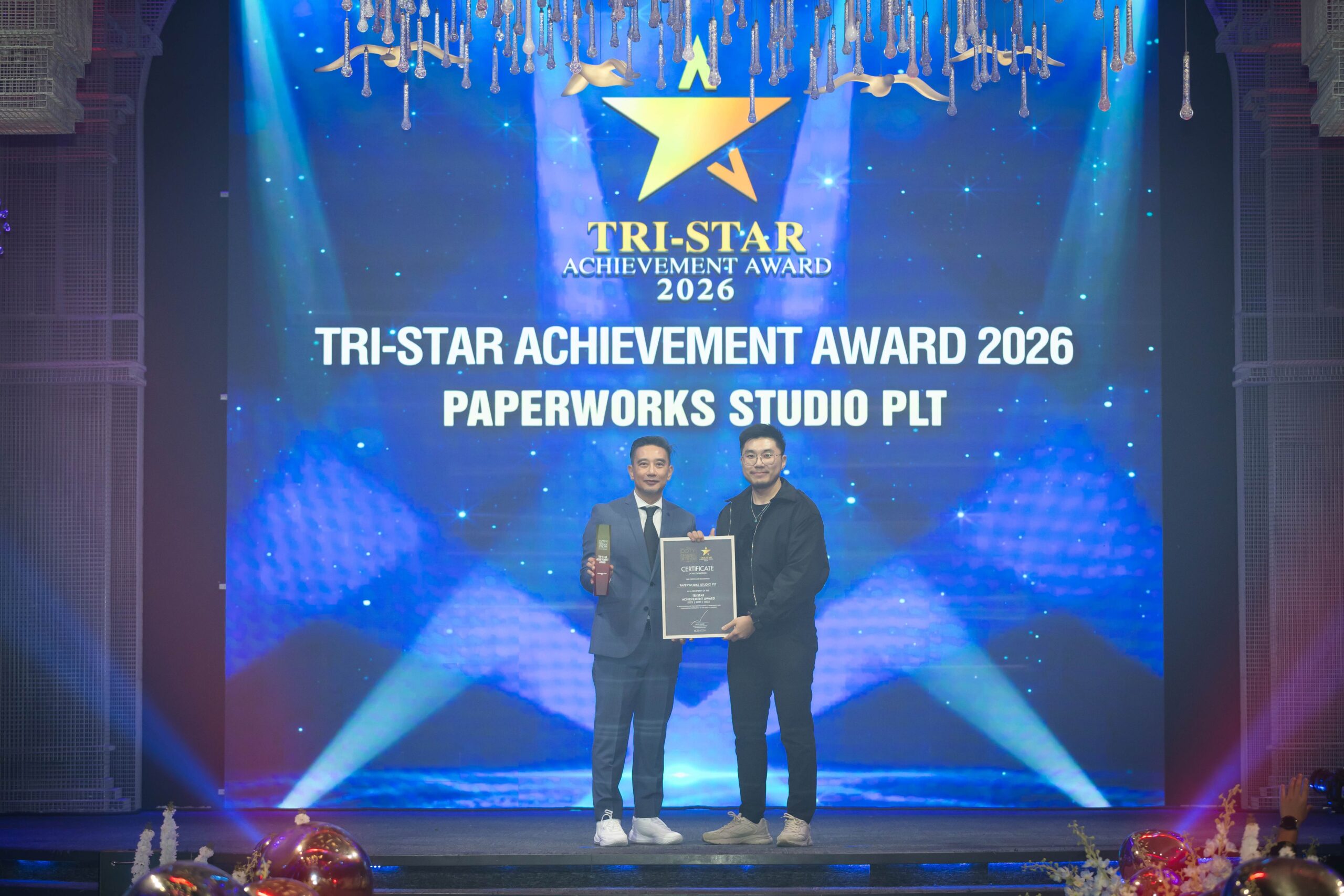 DOTY 2026 Tri-star Achievement Award: Paperworks Studio PLT