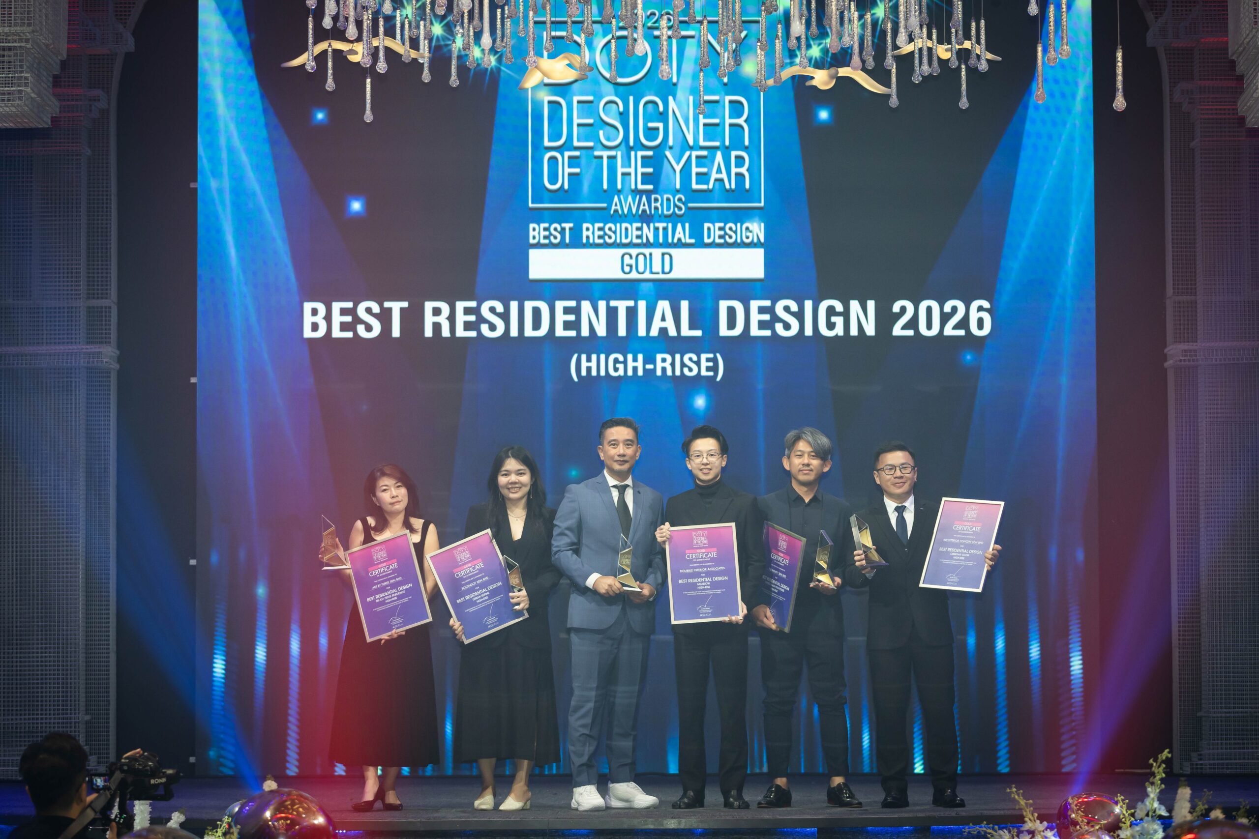DOTY 2026 Best Residential Design - High-Rise (Gold): Alvinterior Concept Sdn Bhd, Nu Infinity Sdn Bhd, Art by Three Sdn Bhd, Boldndot Sdn Bhd, Doubble Interior Associates