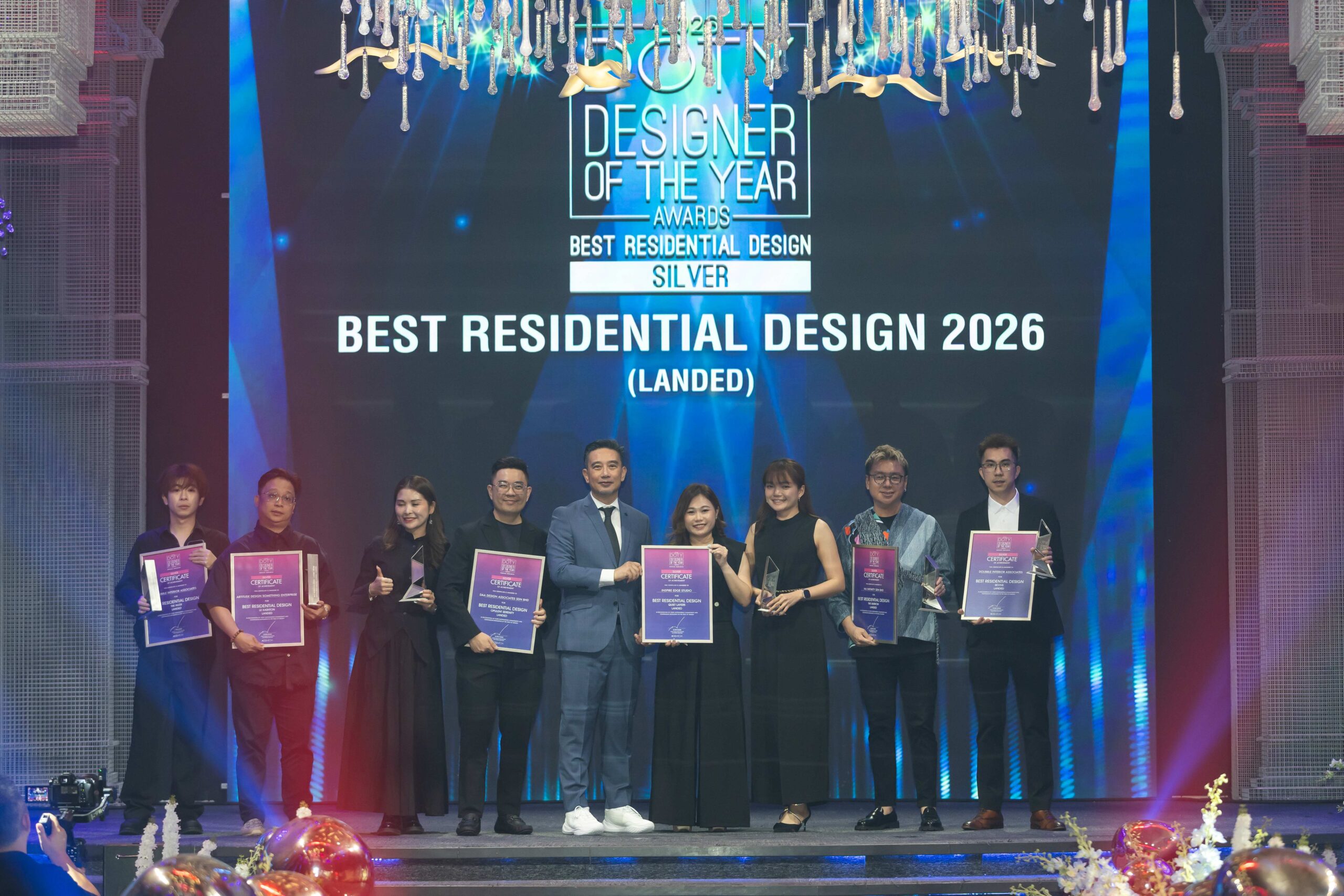 DOTY 2026 Best Residential Design - Landed (Silver): Nu Infinity Sdn Bhd, Doubble Interior Associates, DAA Design Associates Sdn Bhd, Artitude Design Something Enterprise, Inspire Edge Studio